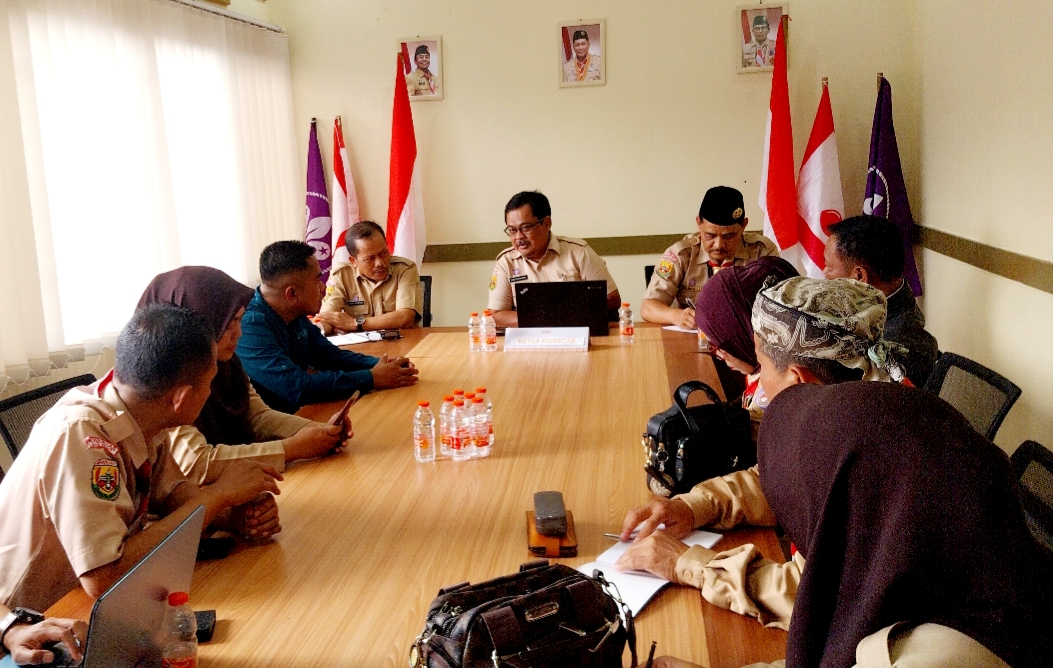 Pengurus Kwarcab Pramuka Kabupaten Garut Gelar Rapat Persiapan Pelantikan