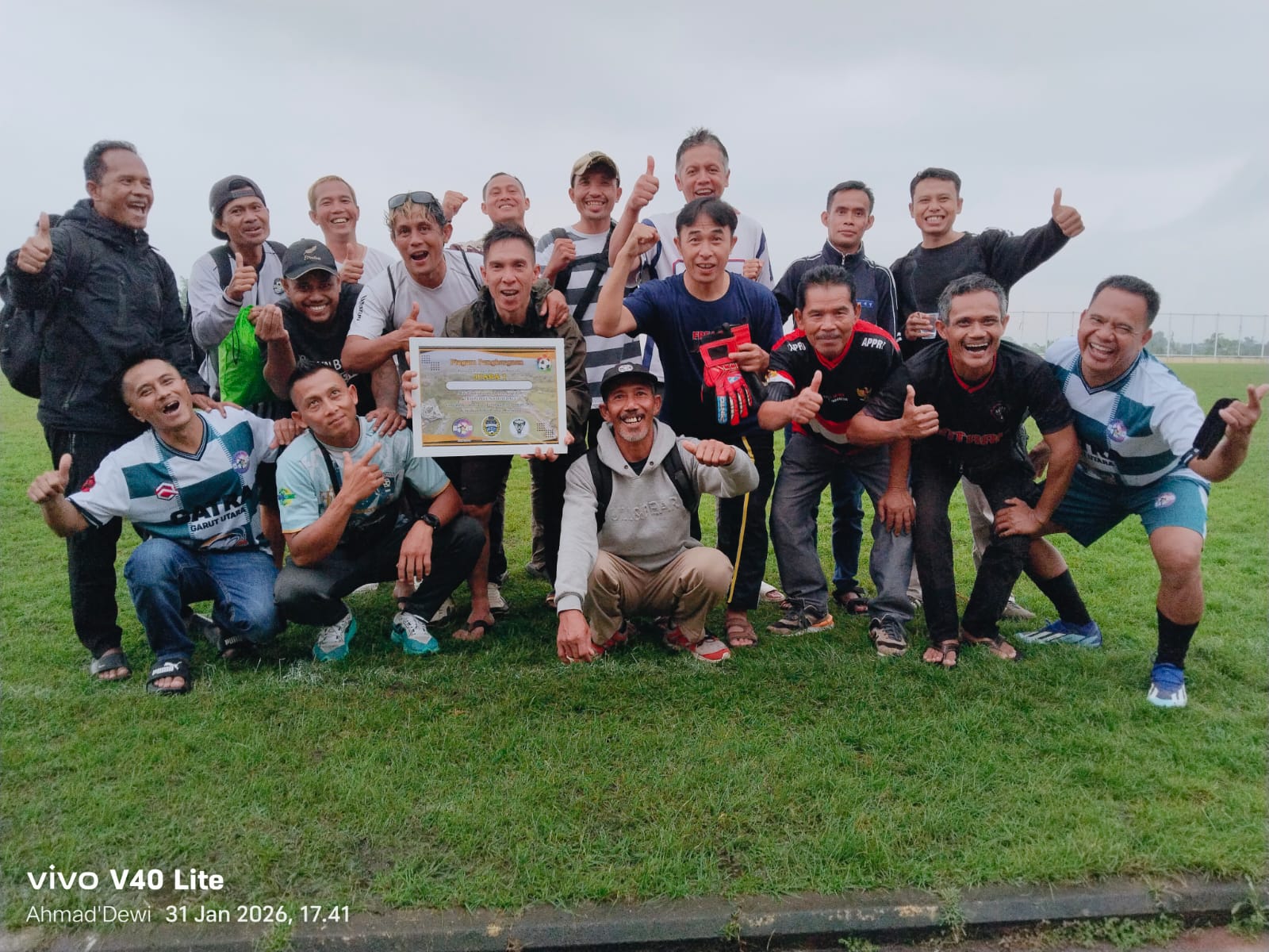 Garut Utara FC Juara "Trofeo Fun Football", Guru Iip Raih Top Skor