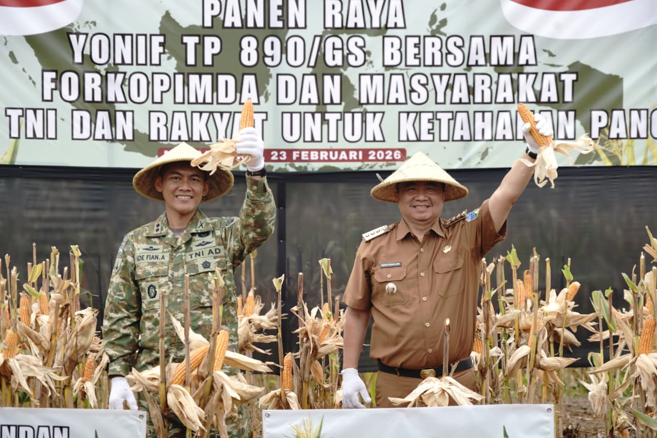 Panen Raya Jagung di Mekarmukti, Bupati Garut : Jaga Stabilitas Pangan