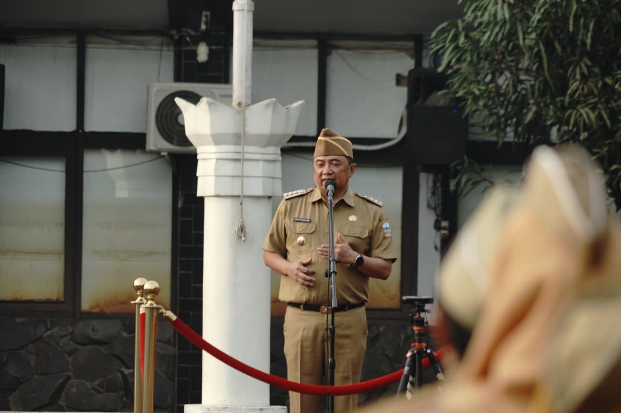 Pimpin Apel Gabungan, ‎Bupati Garut Minta ASN Respon Cepat Pelayanan Publik