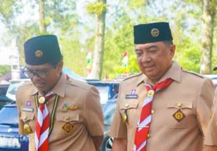 Bupati Garut Apresiasi Pramuka dalam Kegiatan Karya Bakti Lebaran 2026