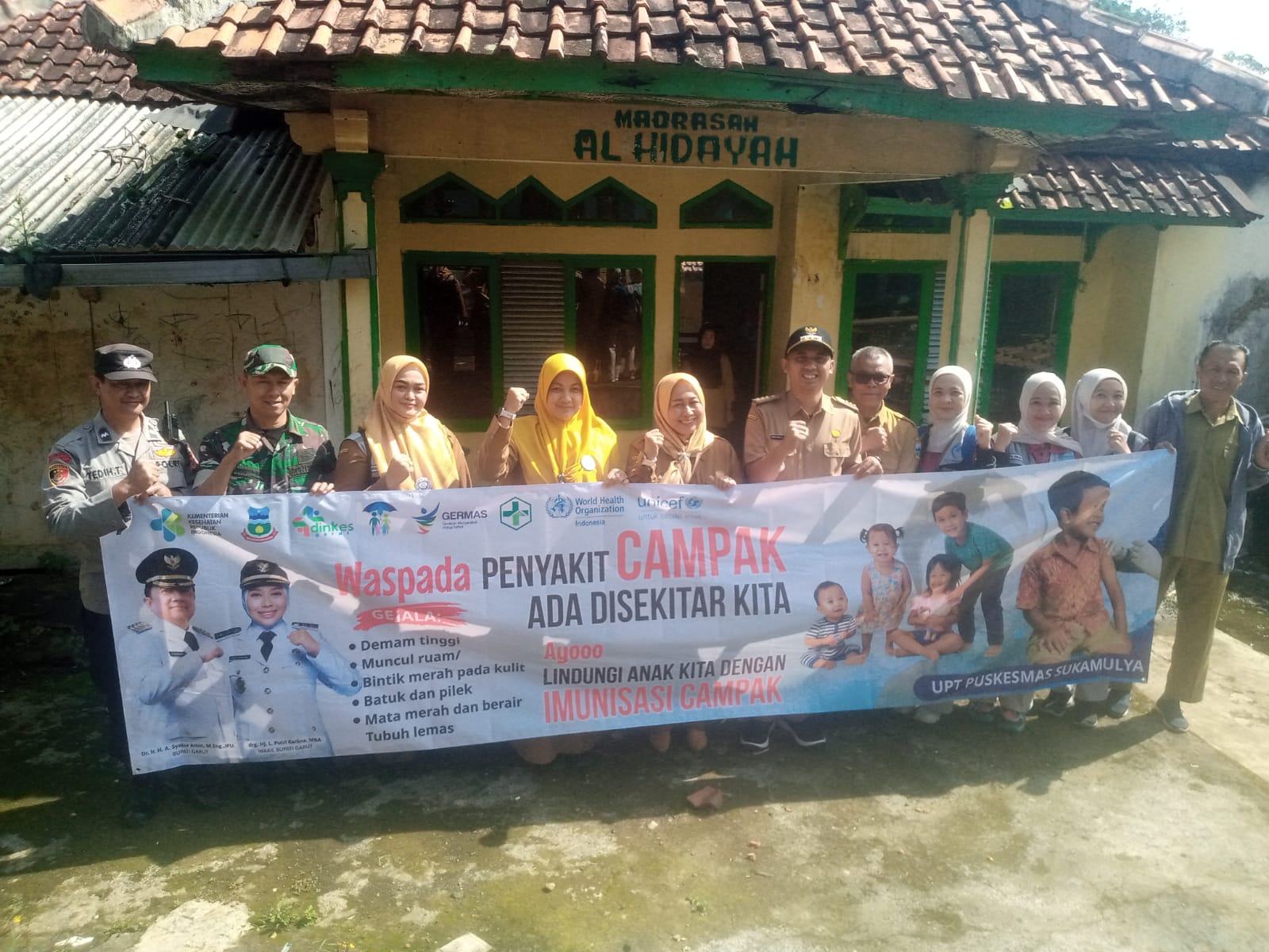 Waspada Penyakit Campak, Kecamatan Sukaresmi Garut 'Kick Of Outbreak Response Immunization'