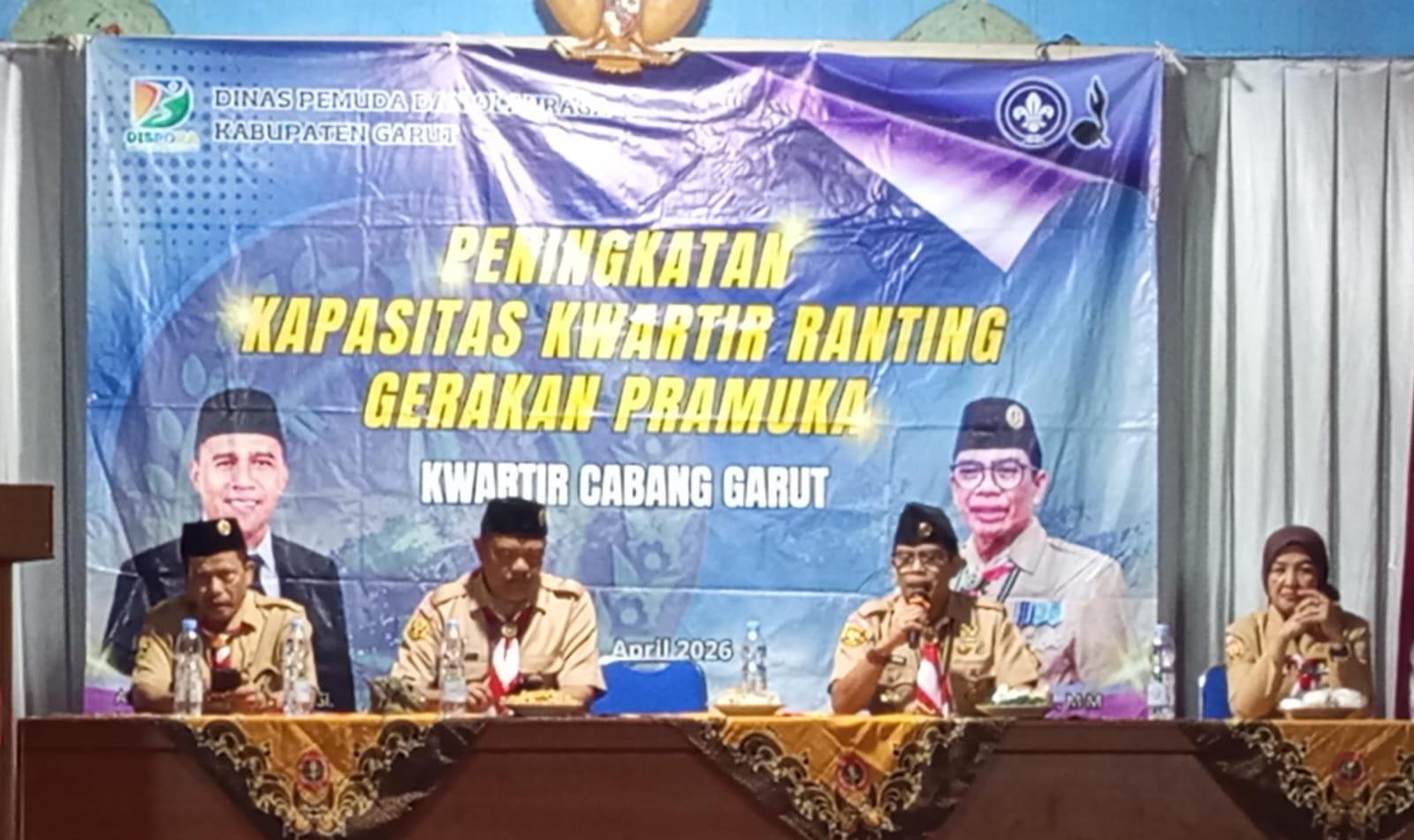 Pentingnya Wadah Pengembangan Diri, Kwarcab Pramuka Gelar Peningkatan Kapasitas Pengurus Kwartir Ranting Se-Kabupaten Garut