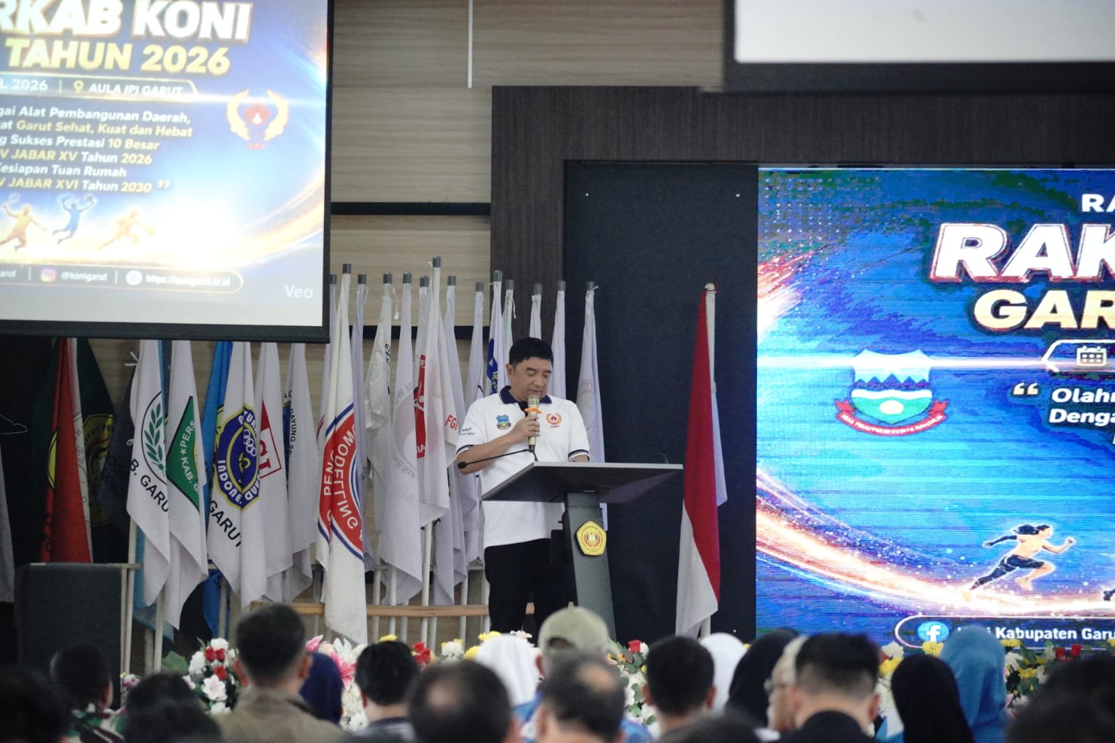 Buka Rakerkab KONI 2026, Bupati Garut Targetkan Masuk 10 Besar Porprov XV dan Kesiapan Tuan Rumah 2030