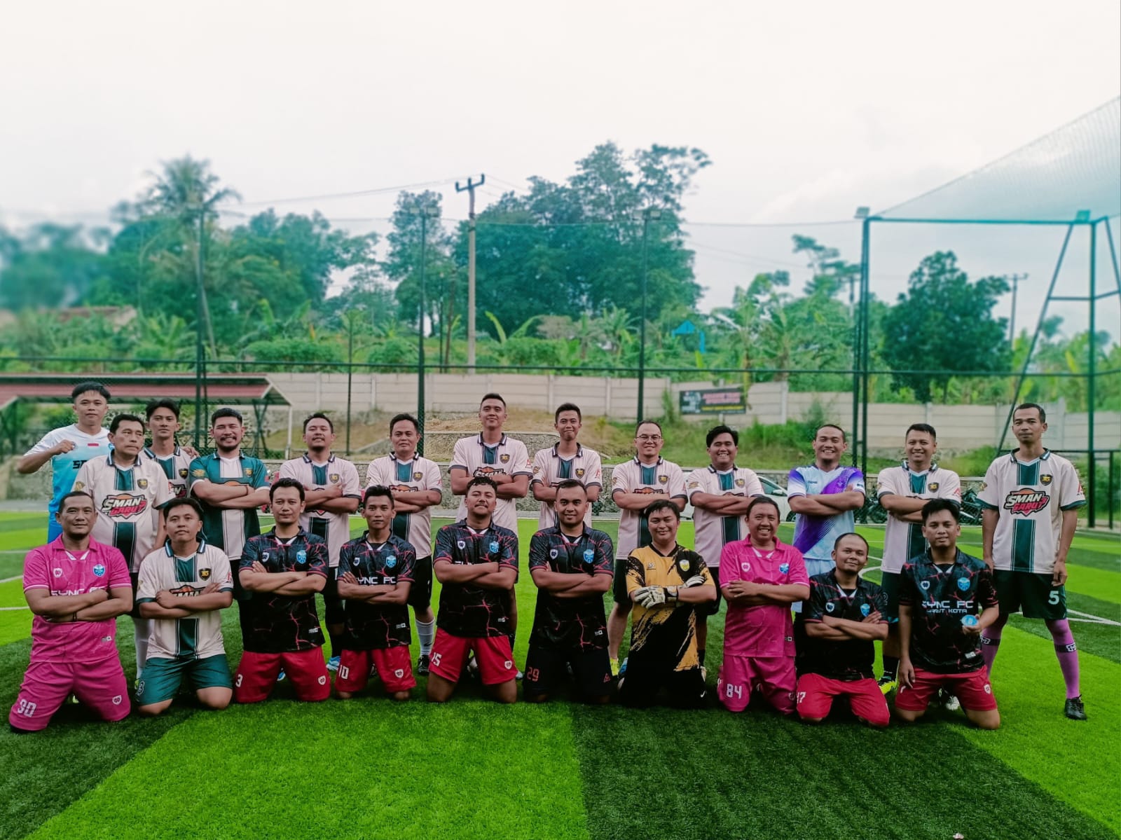 Pererat Tali Silaturrahmi, Pusdatin Kwarcab Pramuka Garut Gelar Pertandingan Mini Soccer bersama SMA Negeri 3 Garut