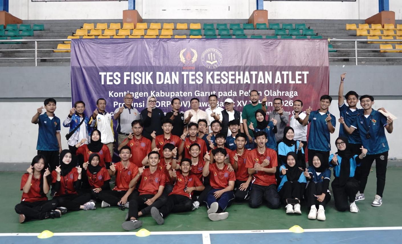 Tinjau Tes Kesehatan dan Fisik Atlet, Bupati Garut : Syarat Mutlak Menuju Porprov 2026