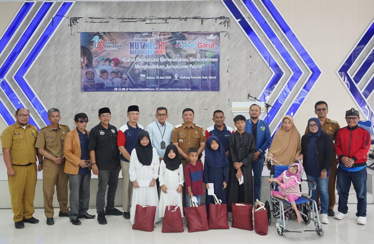 HUT ke-13 Harian Garut News, Bupati Garut Ajak Media Perangi Hoaks melalui Jurnalisme Profesional