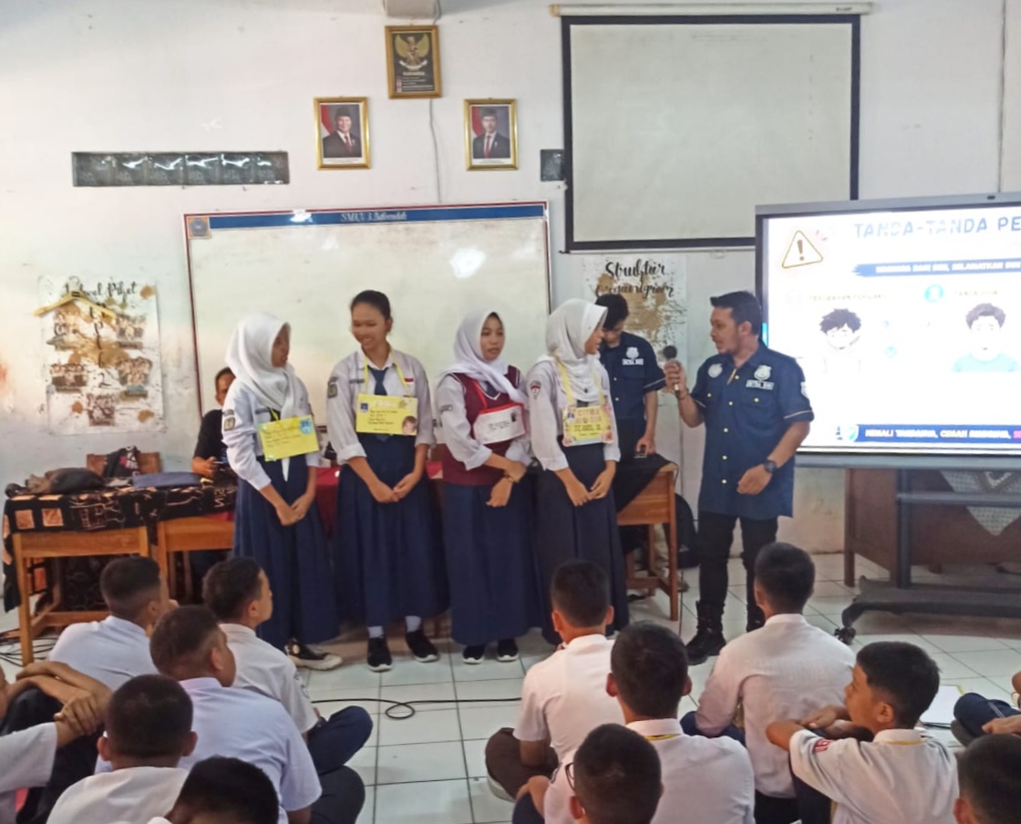 Putus Rantai Narkoba Sejak Dini, Roadshow GANNA Sukses Meriahkan MPLS SMKN 3 Baleendah