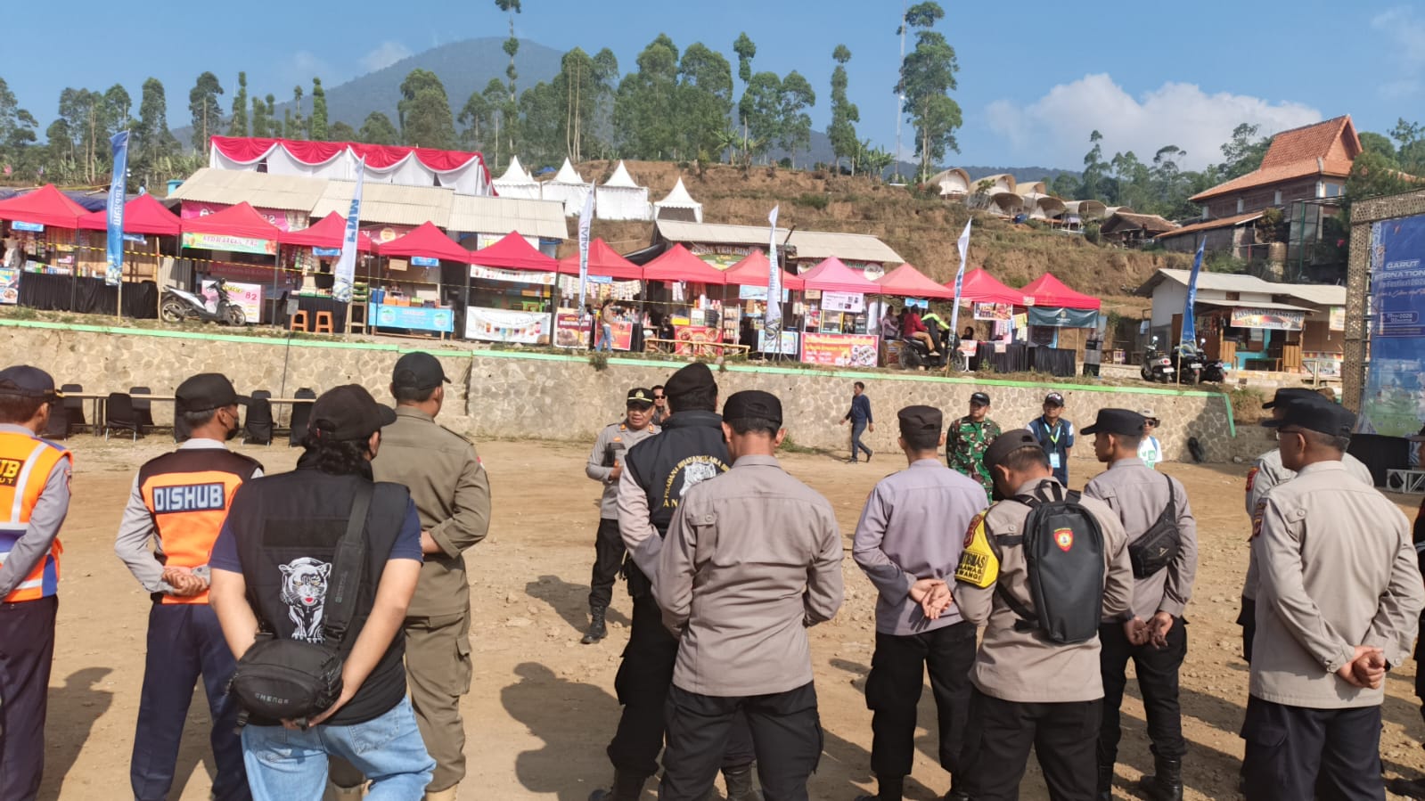Siap Amankan Garut International Kite Festival 2026, Pasukan Pengamanan Gelar Apel Gabungan