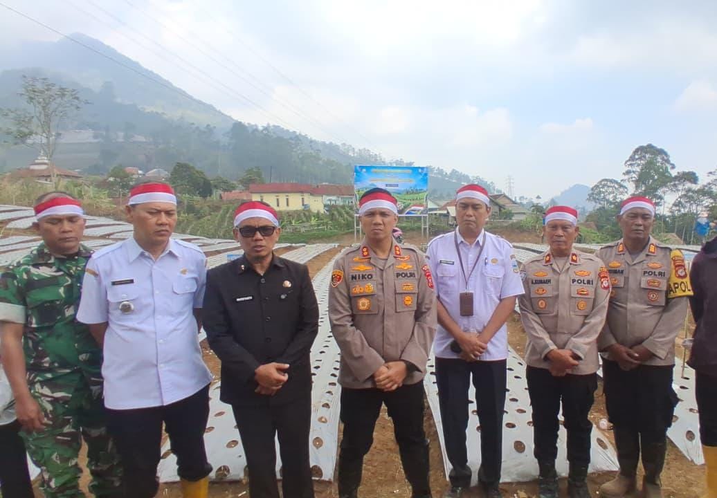 Pemkab Garut Dukung Penuh Pelaksanaan Penanaman Bawang Putih oleh Polres Garut