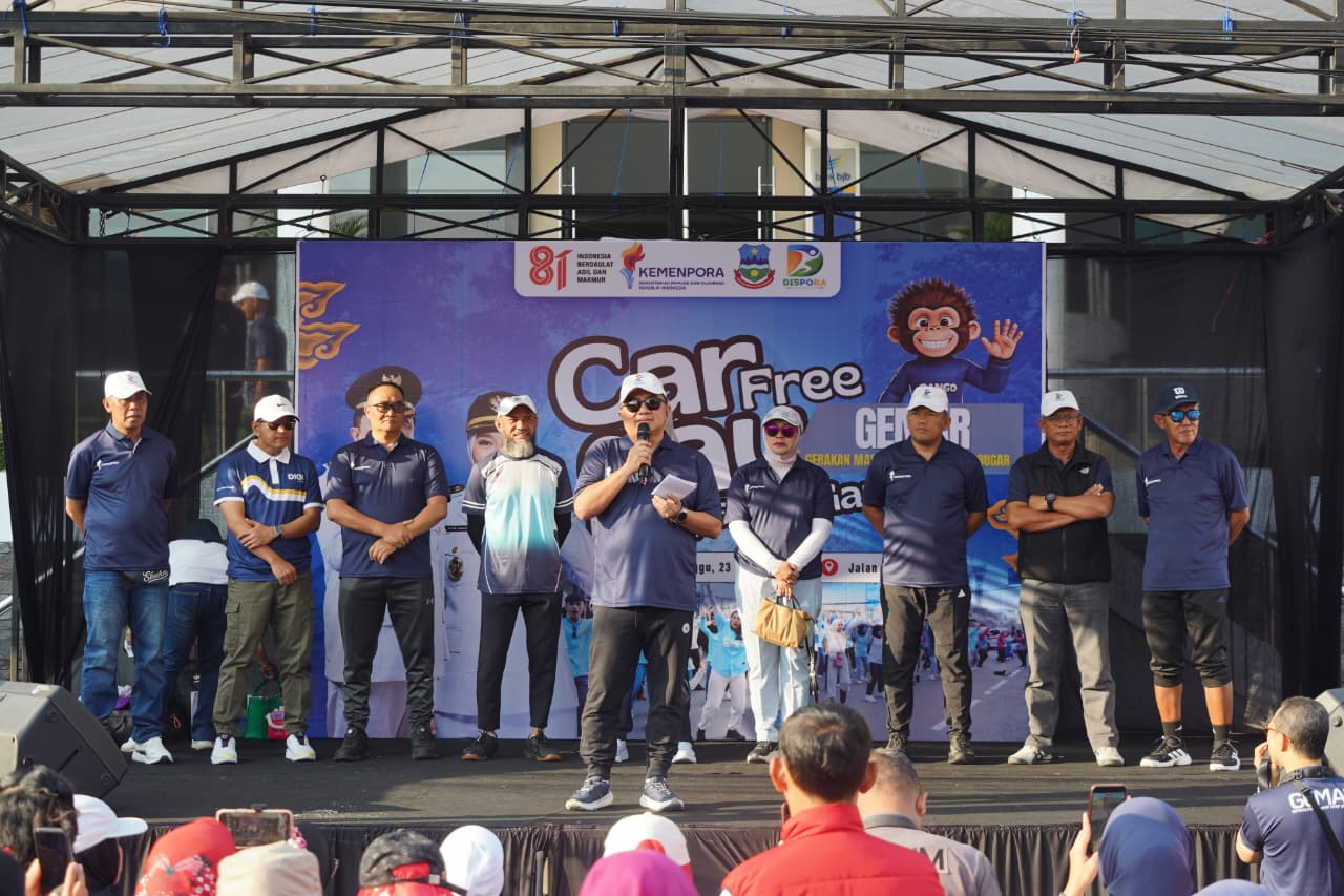 Pemkab Garut dan Kemenpora Canangkan Program GEMAR di Car Free Day