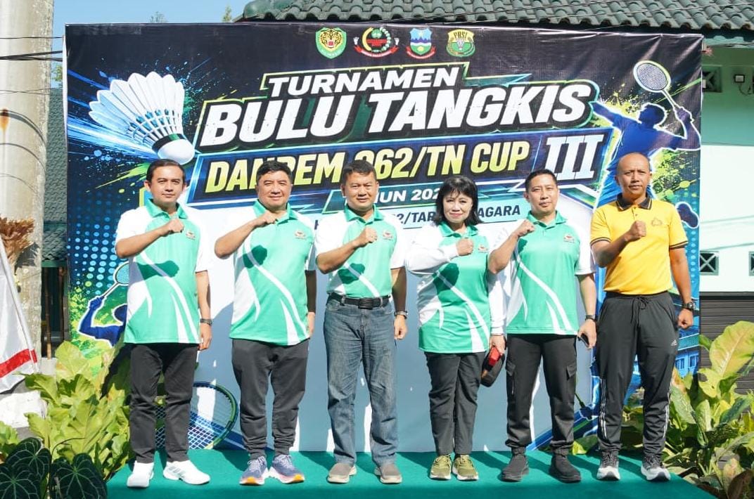 Bupati Garut Apresiasi Gelaran Open Turnamen Bulutangkis Danrem 062/TN Cup III 2026
