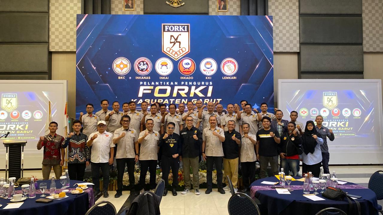 Pengurus FORKI Garut 2026–2030 Resmi Dilantik, Siap Hadapi Porprov