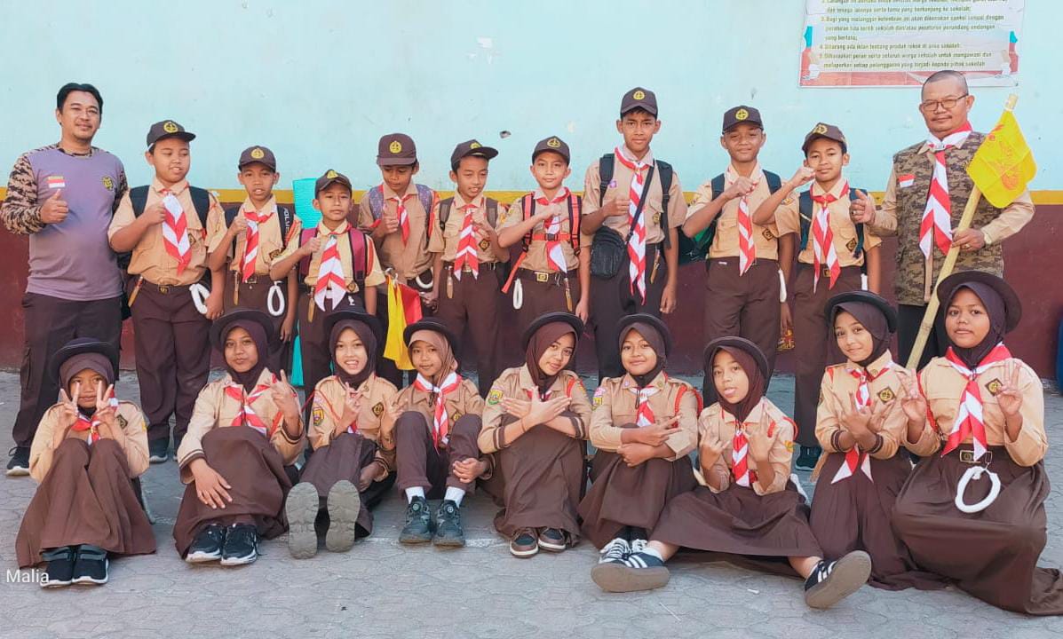 Penguatan Hidden Curriculum, SDN I Keresek Cibatu Kirimkan 18 Siswa- Siswi Ke Acara Scoute Character Camp 2026 Perjusa