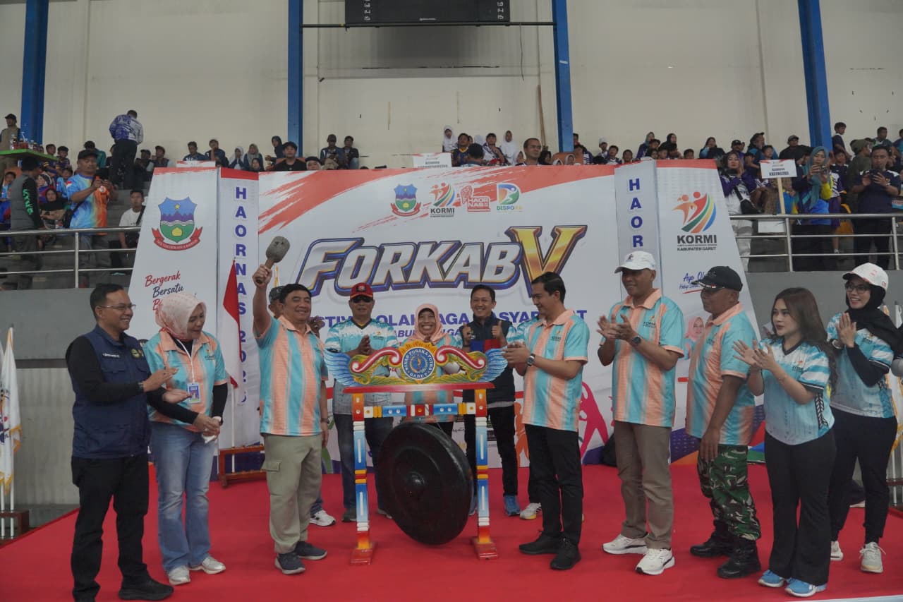 Buka FORKAB V 2026, Bupati Garut Ajak Masyarakat Aktif Berolahraga