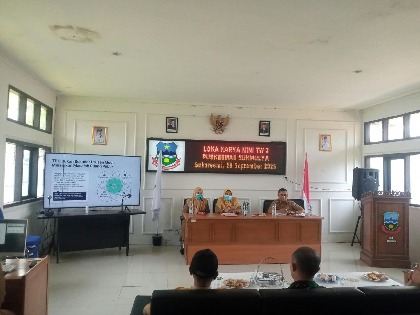 Apresiasi Capaian Kinerja Puskesmas, Camat Sukaresmi Garut : Terus Tingkatkan Sinergi Lintas Sektor