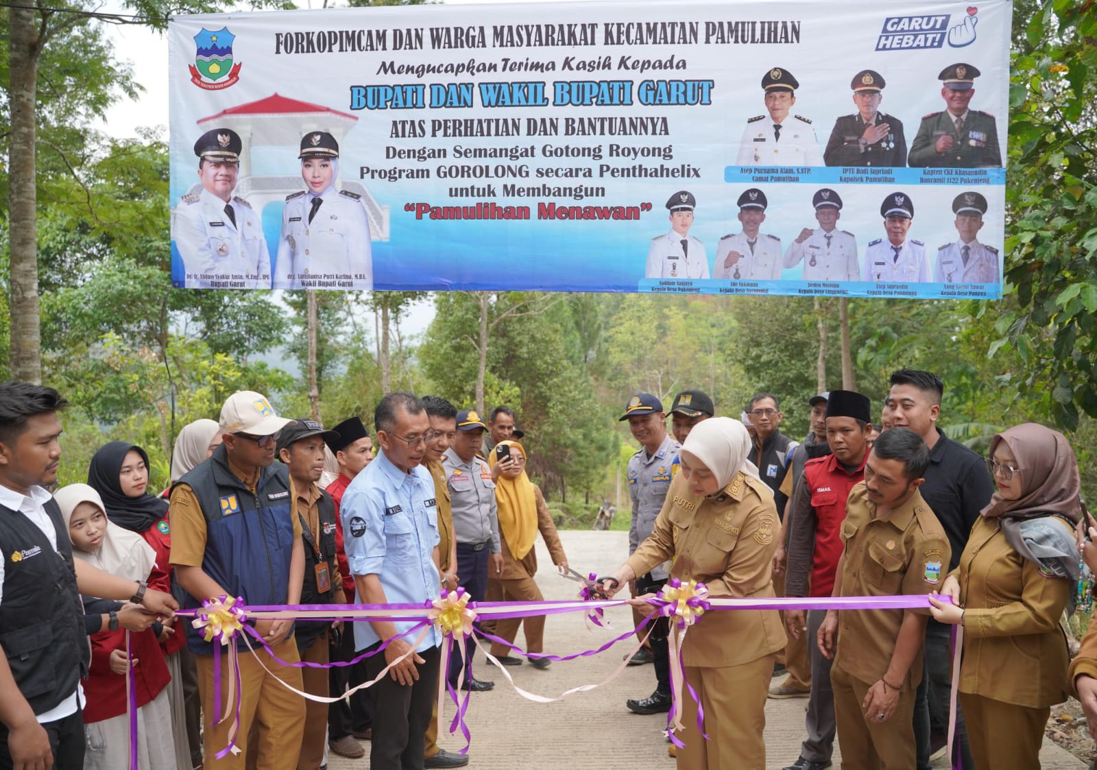 Jalan Baru di Pamulihan Buka Akses Ekonomi dan Distribusi Hasil Pertanian