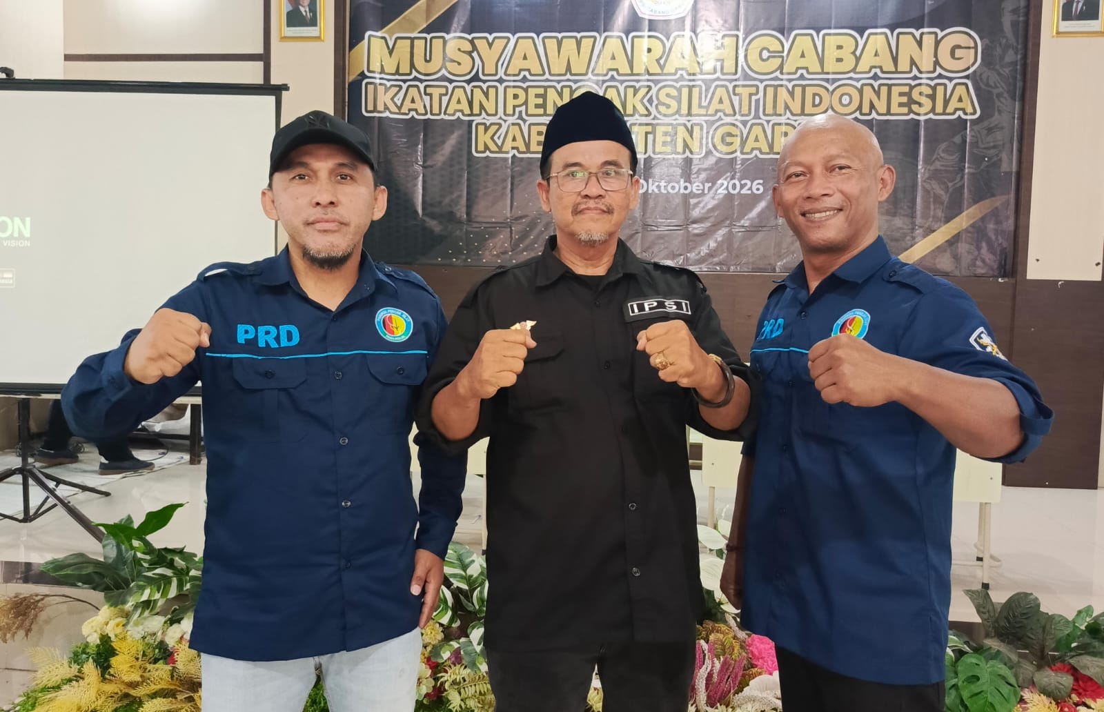 Terpilih Secara Aklamasi, Ketua Paguron Pusaka Riksa Diri Garut Siap Dukung Program Ketua IPSI